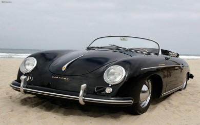 Porsche 356 A elegant in color photos