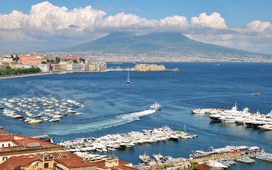 Port in Naples Italy Photos