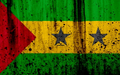 Sao Tome and Principe flag 4k