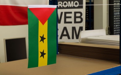 Satin Flag Sao Tome