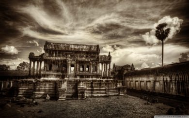 Temple In Cambodia HD