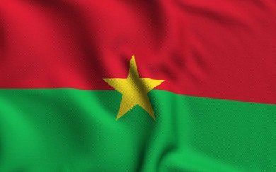 Video Burkina Faso Weave Textured Flag