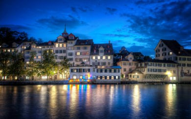 Zurich At Night HD 2020