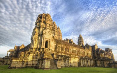Angkor Wat in Cambodia iPhone 4K Desktop Background
