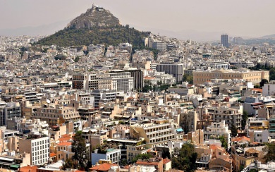 Athens greece cityscapes city skyline