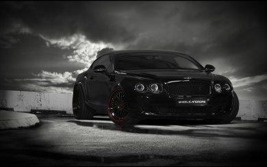 Bentley Continental Black Super Car