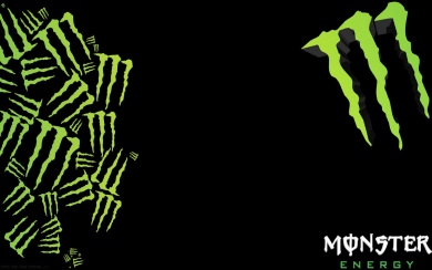 Blue Monster Energy Logo Wallpaper