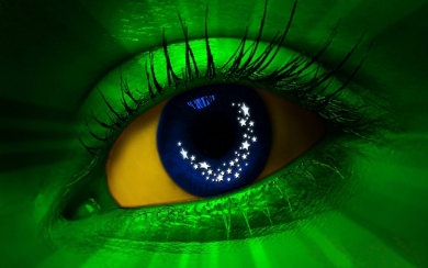 Brazil Flag Eye 2020 HD Wallpaper Mobiles iPhones