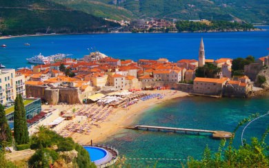 Budva Riviera Montenegro Adriatic Desktop
