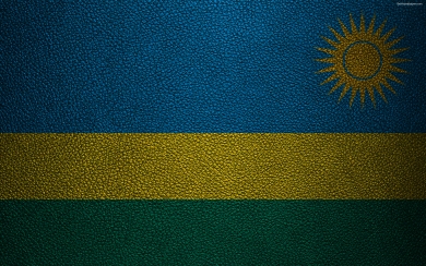 Download wallpapers Flag of Rwanda Africa 4K