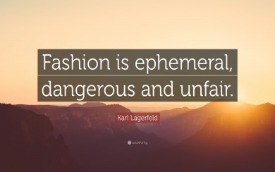 Karl Lagerfeld Quote 2020