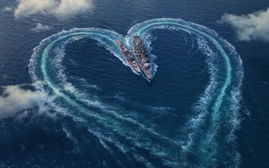 Love heart World of Warships HD 2020 Images Photos Pictures