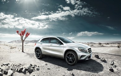 Mercedes GLA Ultra Silver 2020 Mobile Wallpapers