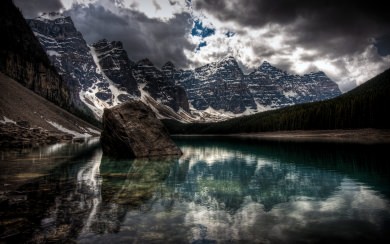 Moraine Lake Canada Mac Android PC Wallpapers