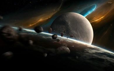 Planets and asteroids 2020 Wallpapers for Mobile iPhone Mac