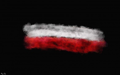 Poland Flag Abstract 2020