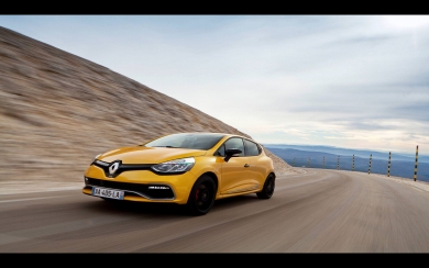 Renault Clio RS 200 Yellow iPhone Wallpapers