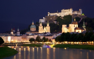 Salzburg At Night Pictures