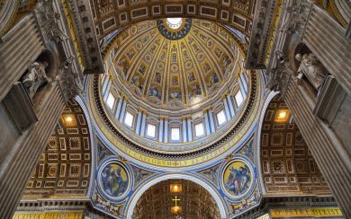 St Peters Basilica the Vatican the dome pictures