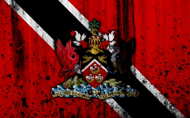 Trinidad and Tobago flag 4k Pictures in 3D