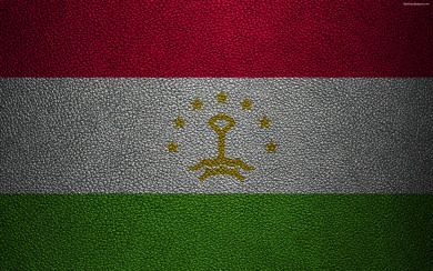 Flag of Tajikistan 4k 2020