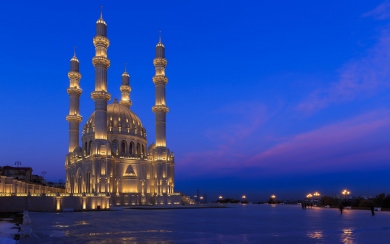 Mosque in Baku Azerbaijan 2020 5K