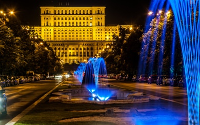 Romania Fountains Bucharest 2020 4K