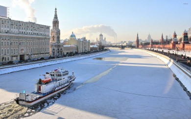 Winter in Moscow 2020 Wallpaper