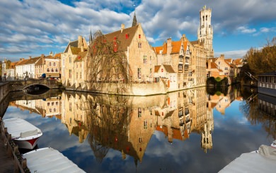 Belgium Canal Bruges 4K  2020 iPhone HD