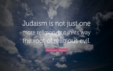 Christopher Hitchens Quote On Judaism