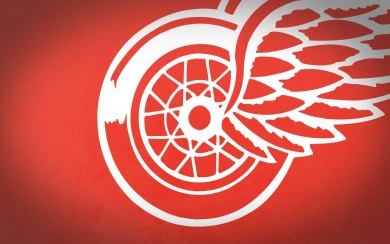 Detroit Red Wings Logo 4K