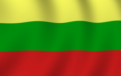 flag of lithuania 3d