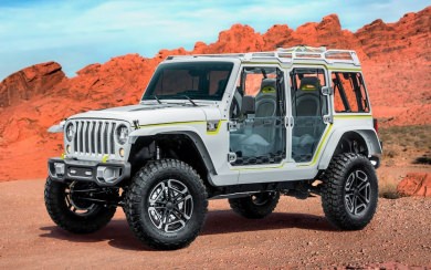 Jeep Wrangler Grille Android 4K