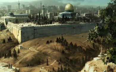 Jerusalem Oil Painting Picture of Art 4K HD 2020 iPhone Mac Desktop Android