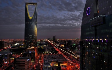 Kingdom tower saudi arabia 4k hd
