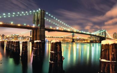 New York Brooklyn Bridge hd 4k