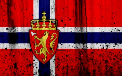 Norwegian flag 4k Mac iOS