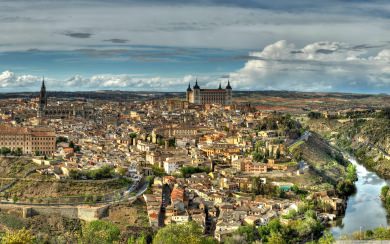 Old city of Toledo Spain 4K HD