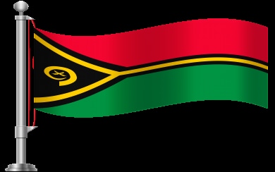 Vanuatu flag 4K HD