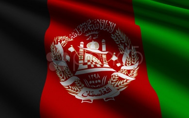 Afghanistan Flag 4K 3D iPhone