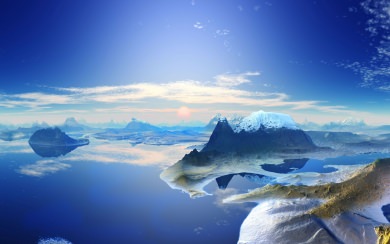 Antarctica Mountain Backgrounds HD Wallpaper 1920x1080