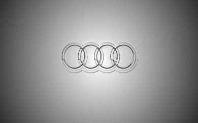 Audi Glass Logo 3D 4K