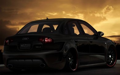 Audi Rs4 Minimalist For Mobile iPhone X
