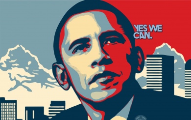 Barack Obama Face Poster 4K HD