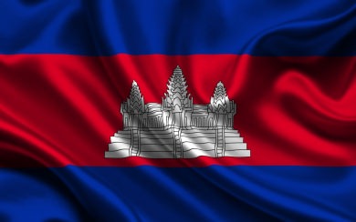 Cambodia Flag 3D