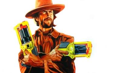 Clint Eastwood Nerf The Good Bad And Ugly 4K HD