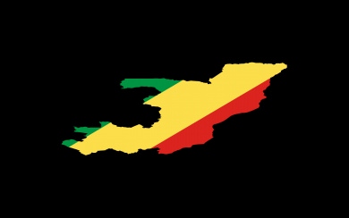 Congo Flag Wallpaper 4K HD Free Download