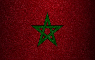Download wallpapers Flag of Morocco 4k