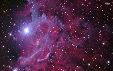 Flaming Star Nebula Desktop and Mobile HD 4K 8K Pictures