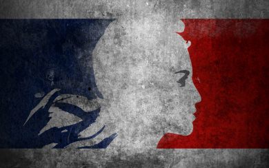 France Flag 4K 3D Download 3000x1620